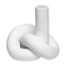 Snuggles, Candlestick, H14xW14xD14cm, White