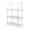 Porter, Shelf, H57.5xW40xD17 cm, Silver/White