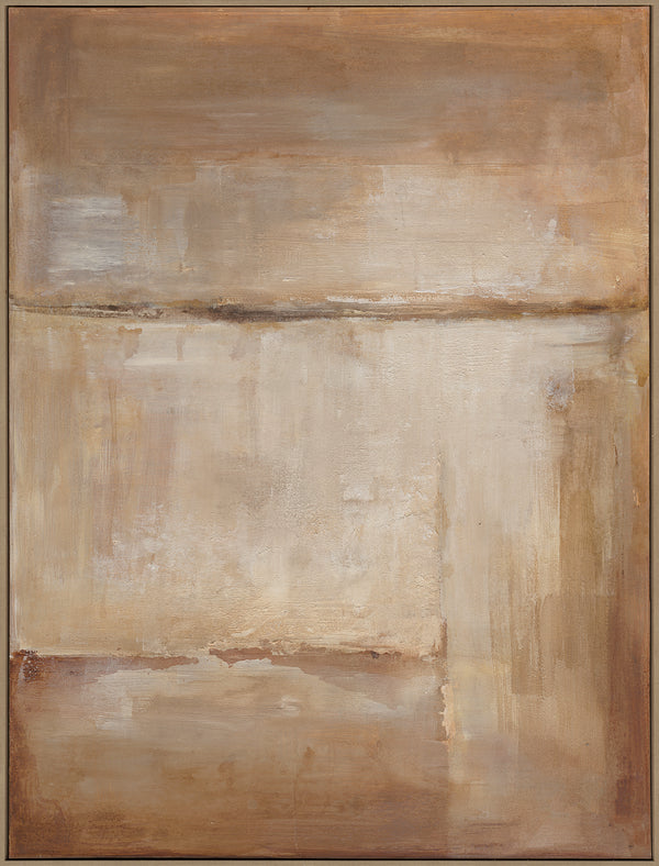 Glint, Painting, H120xW90xD3,8cm,  Rusty/Russet