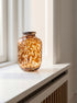 Gosa, Vase, dia17xH27cm, White/Brown