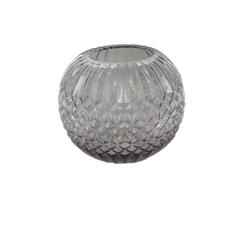 Rizz, Vase, dia25xH20cm, Grey