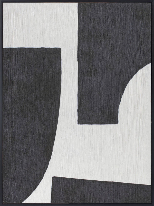 Belmore, Canvas Print, H80xW60xD3,2cm, Black/White