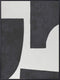 Belmore, Canvas Print, H80xW60xD3,2cm, Black/White