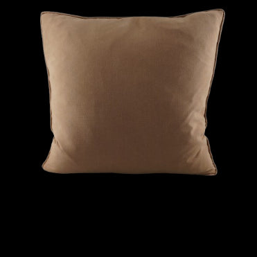 Mary, Cushion cover, L50xW50cm, Brown (brun)/Genuine Brown/Natural Brown
