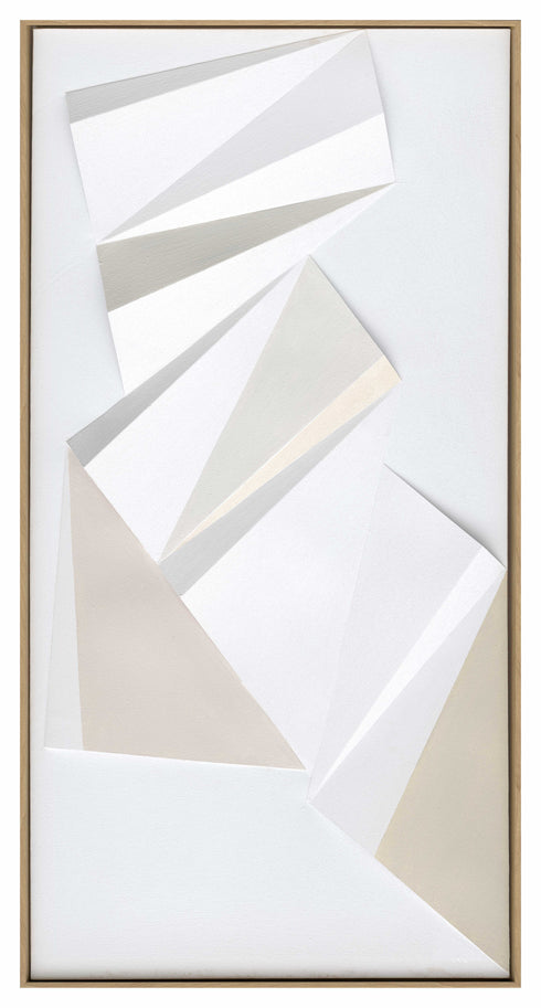 Wrap, Paper Art, H120xW60cm, White
