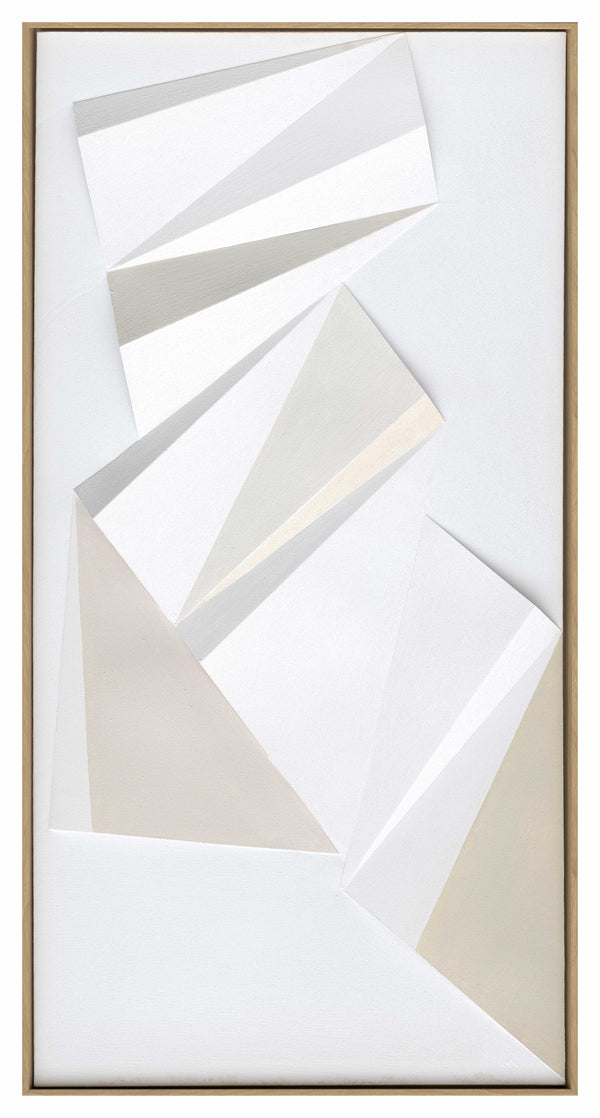 Wrap, Paper Art, H120xW60cm, White