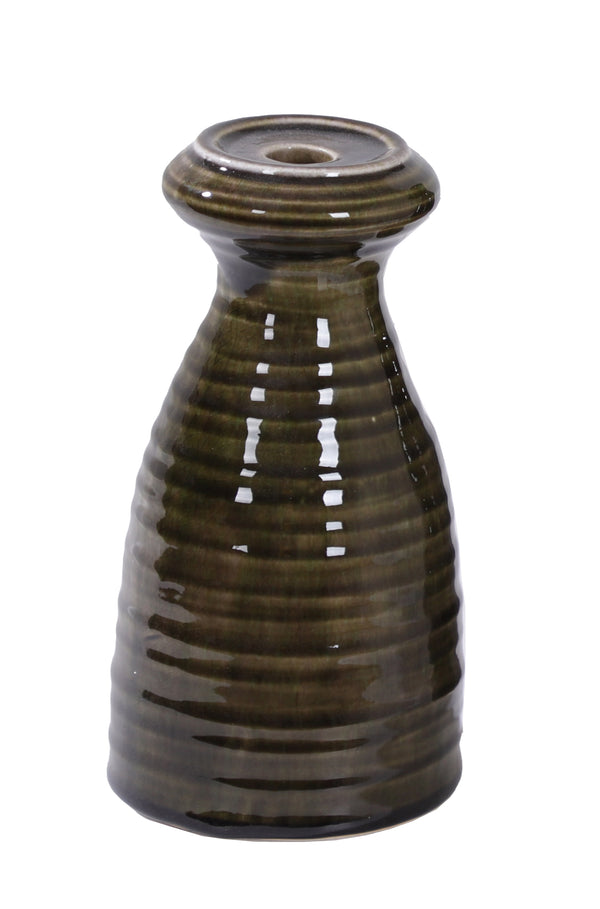 Flint, Vase, dia12xH23,5xW12cm, Dark Brown (mörkbrun)/Cocoa Brown