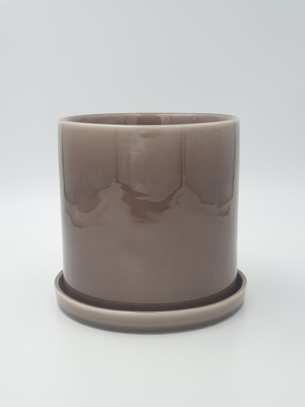 Opal, Pot, dia16xH16cm, Chocolate