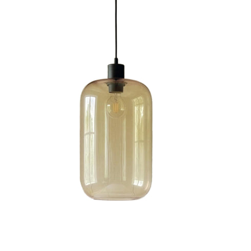 Acorn, Lamp, dia18xH30cm, Brown