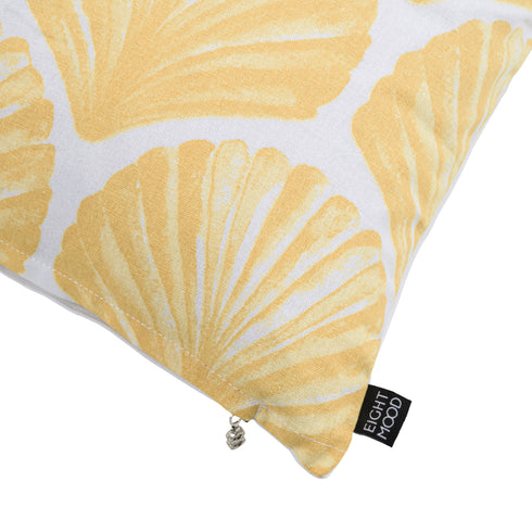 Helix, Cushion Cover, W50xL50cm, Interstellar Yellow/White