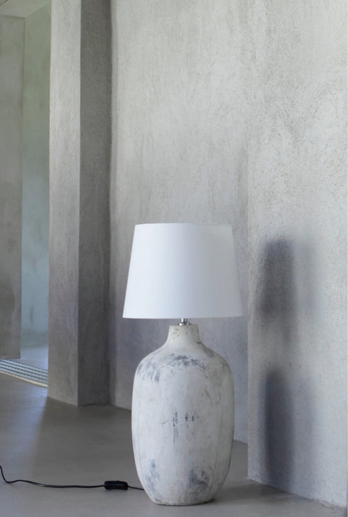Alesso, Table Lamp, dia23xH54cm, White Patina