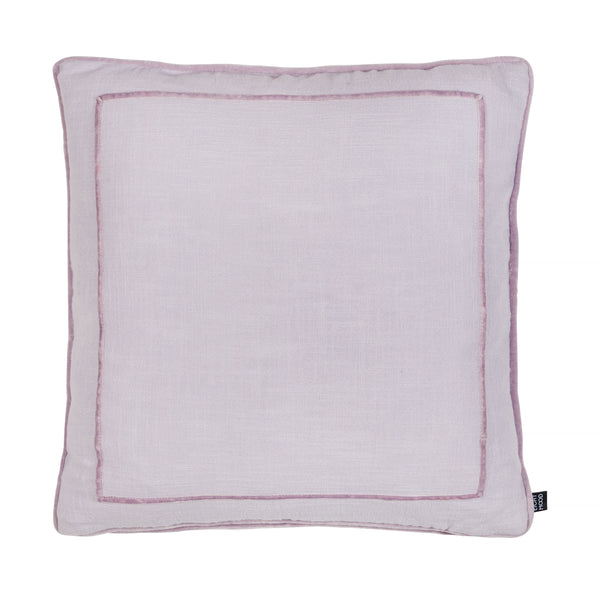 Squadro, Cushion Cover, H50xW50cm, Lavender, Piping