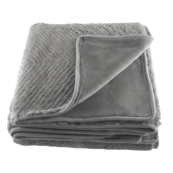 Embrace, Throw, L150xW130cm, Grey