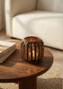 Thorn, Lantern, dia15,5xH14xW15,5cm, Dark Brown (mörkbrun)/Cocoa Brown