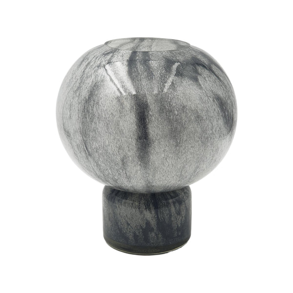 Limbo, Vase, dia22xH24.5cm, White/Black