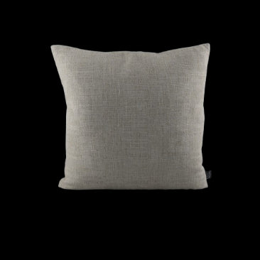 Zoe, Cushion cover, L45xW45cm, Grey (grå)Metallic/Natural Grey/