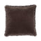 Freya, Cushion Cover, H50xW50cm, Dark Taupe, Fringes