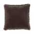 Freya, Cushion Cover, H50xW50cm, Dark Taupe, Fringes