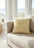 Helix, Cushion Cover, W50xL50cm, Interstellar Yellow/White