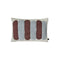 August, Cushion Cover, H40xW60cm, Natural Beige/Sky Blue/Maroon