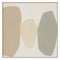 Humana, Collage Art, H100xW100xD3,8cm, Beige