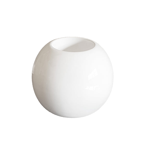 Globe, CandleHolder, dia9xH7.7cm, White