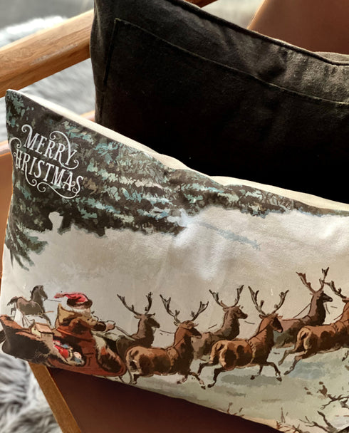 Sleighride, Cushion cover, 40x60cm, Multi