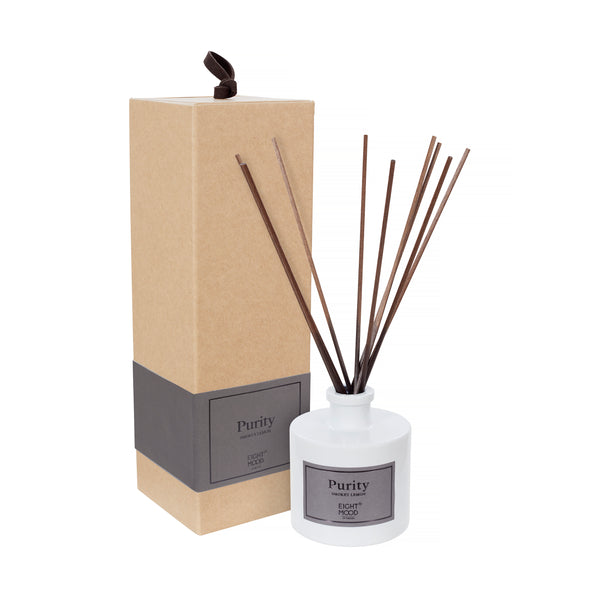 Purity Smokey lemon, Diffuser, H27.5xW8.7xD8.7cm, Raven/Brown/White