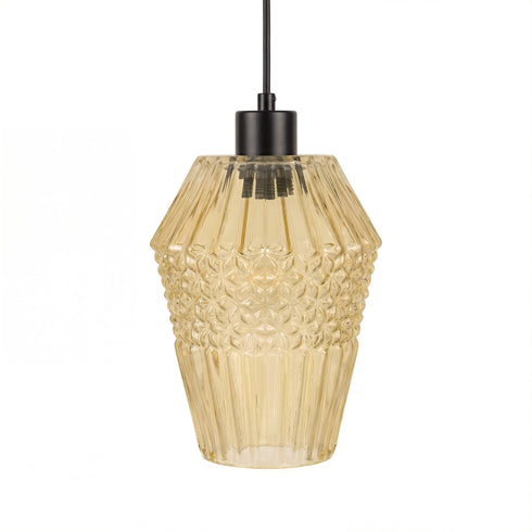 Enzo, Lamp, dia22xH31,5cm, Brown