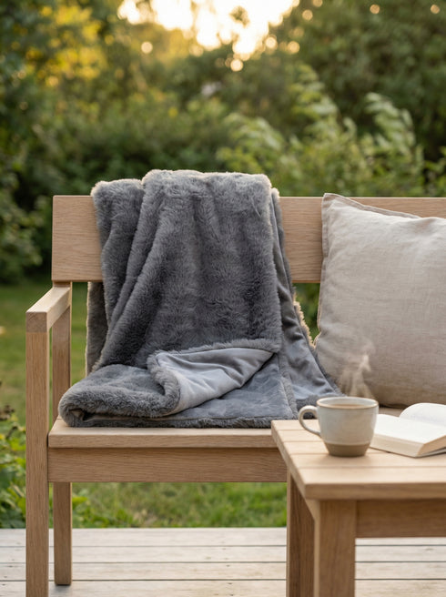 Dreamland, Throw, L150xW130cm, Grey