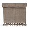 Homer, Carpet, W70xL200 cm, Brown/Off White, Tassels