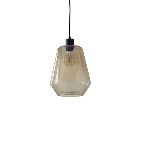 Platon, Lamp, dia22xH32,5cm, Brown