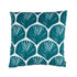 Helix, Cushion Cover, W50xL50 cm, Dark Emerald/White