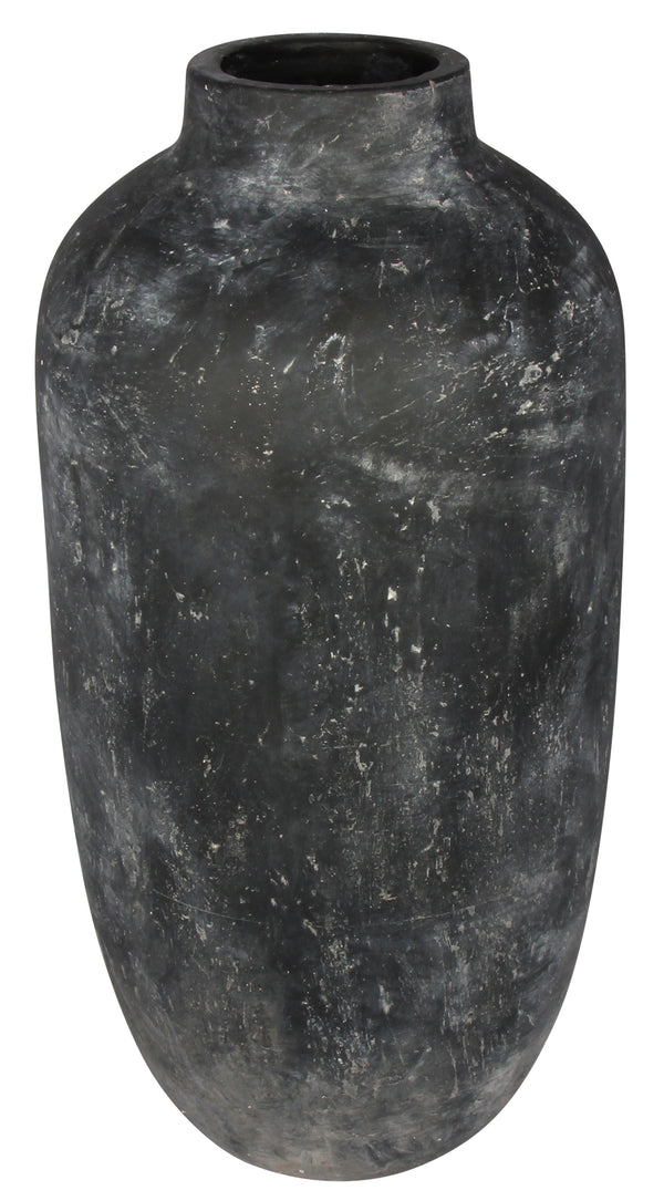 Alesso, Vase, dia35xH73cm, Patina black