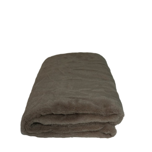 Fuzzy, Throw, L150xW130cm, Taupe