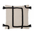 Vero, Cushion Cover, H50xW50cm, Sand/Black, Thassels