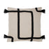 Vero, Cushion Cover, H50xW50cm, Sand/Black, Thassels