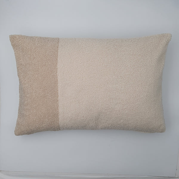 Kay, Cushion cover, H40xW60cm, Lt beige/Off white