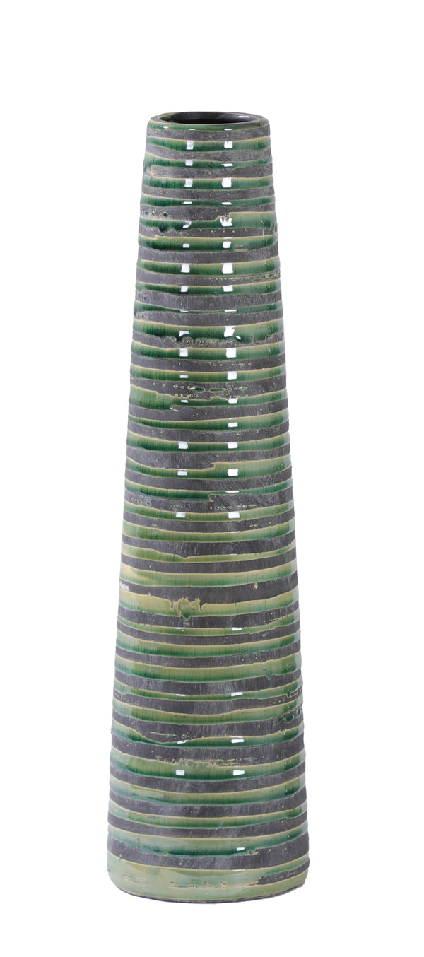 Creek, Vase, dia12,5xH49xW12,5cm, Green (grön)