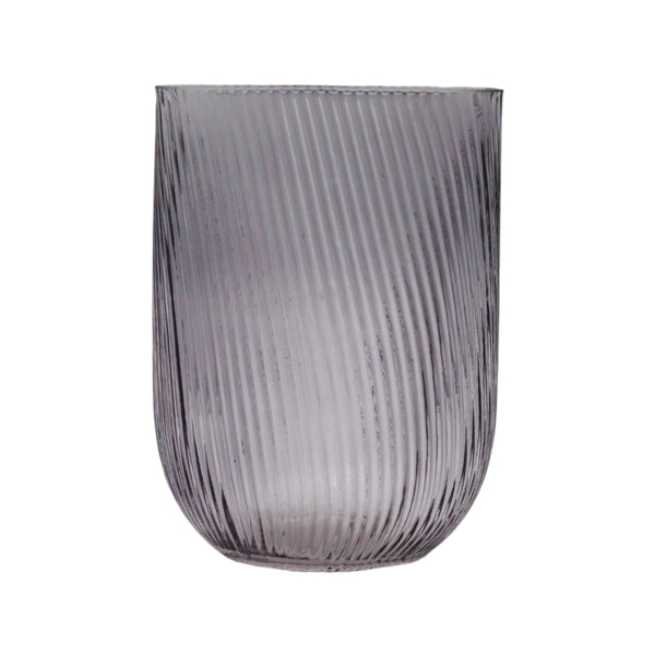 Bliss, Candle Holder, dia15xH20cm, Grey