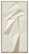 Delta, Paper Art, H120xW60xD4,5cm, Beige