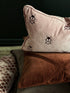 Ladybug, Cushion Cover Cover, H30xW50cm, Dusty Pink, Piping
