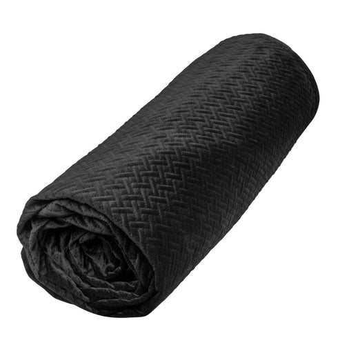 Twine, Bedspread, W195xL245 cm, Black