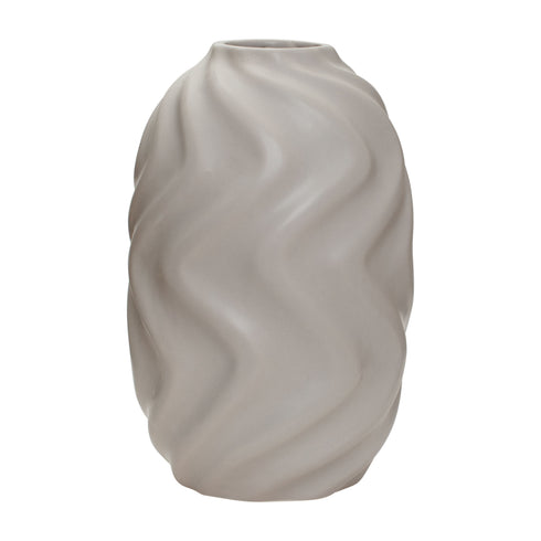 Movimento, Vase, dia19xH30cm, Sand Grey