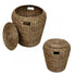Hollow, Basket, dia49/36xH54/39cm, Dark Brown