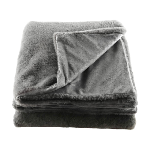 Fuzzy, Throw, L150xW130cm, Grey