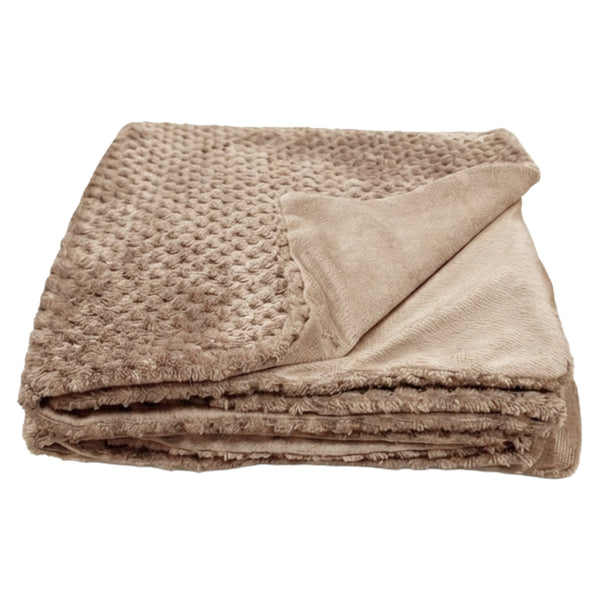Dreamy, Throw, L180xW150cm, Taupe