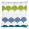 Harley, Cushion, 50x50 cm, Blue/Green/MuLighti, Feather Filling