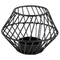 Flowing, Candle holder, dia10xH7.5cm, Black