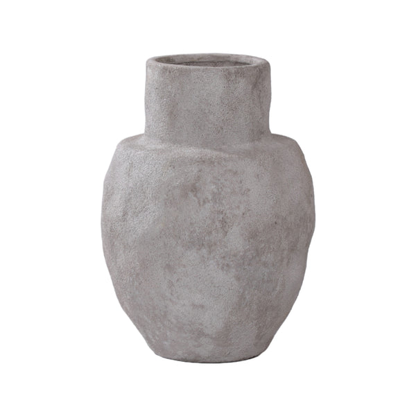 Kallithea, Vase, dia18.5xH25.5cm, Sandy Grey
